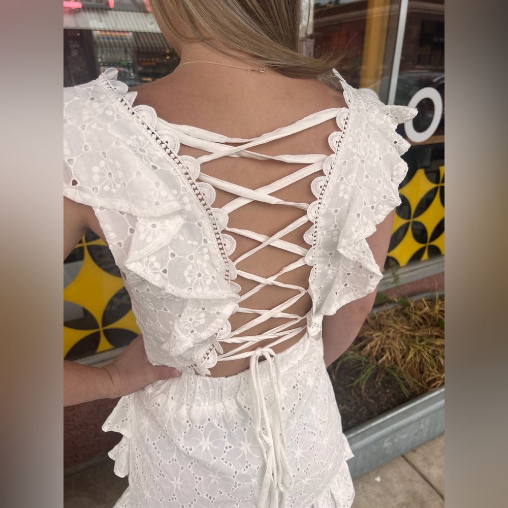 NWT Vestique Bethany Tie Back Top - Picture 2 of 7